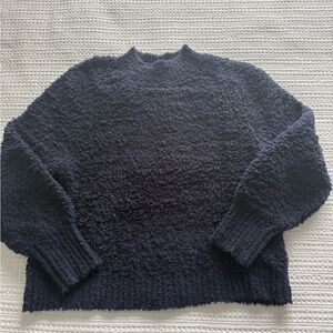J. Crew Navy Textured Sweater